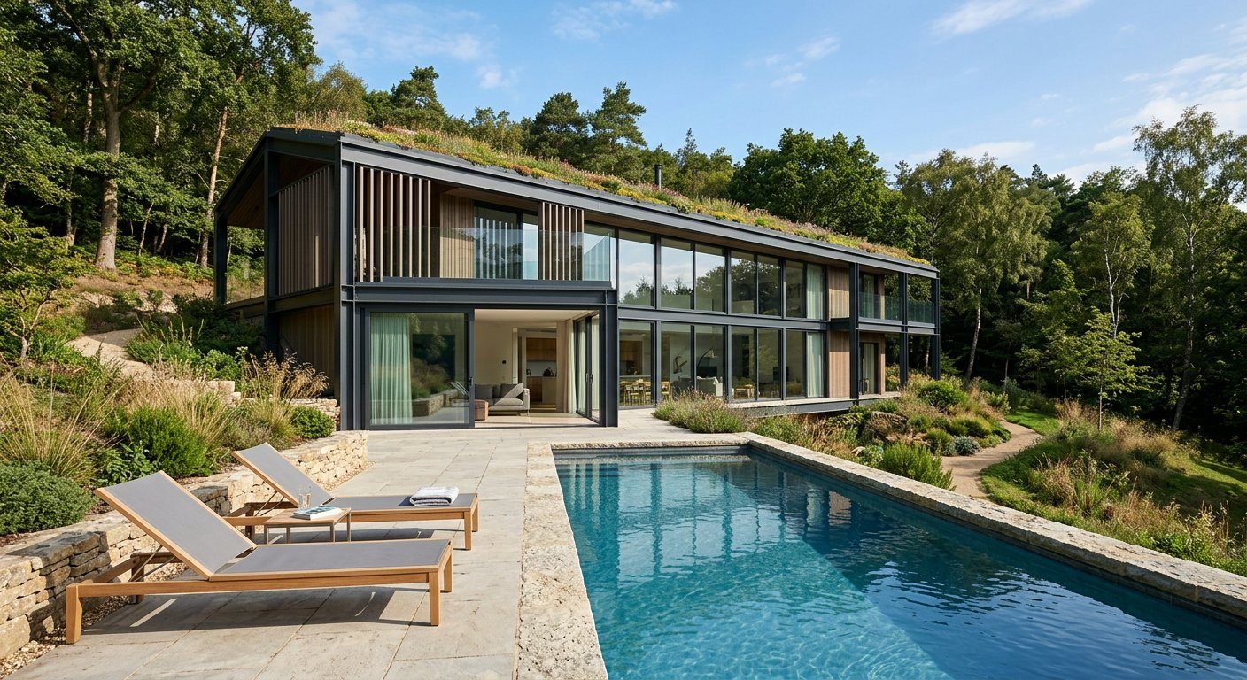 Çelik Villa - Cephe, Çatı ve Mimari Karakter